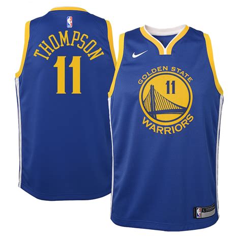 klay thompson warriors jersey